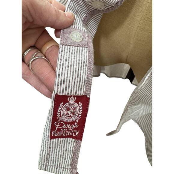 "PARISH NATION" For The Elite Men's Vintage Y2K Emb. Crest Left Pocket SZ XL - Picture 5 of 16